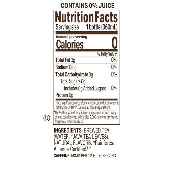 Tejava Original Black Iced Tea, 12 Pack, 12oz Glass Bottles, Unsweetened, Non-GMO, Kosher, No Sugar or Sweeteners, No calories, No Preservatives, Brewed in Small Batches