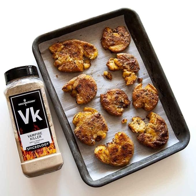 Spiceology & Hell's Kitchen - Vampire Killer - Garlic Parmesan Spice Blend - Savory All-Purpose Seasoning - 4.5 oz