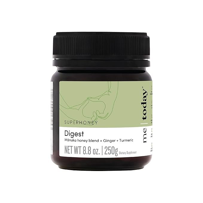 me today - Digest New Zealand Mānuka honey blend infused with ginger, turmeric (8.8oz/250g)