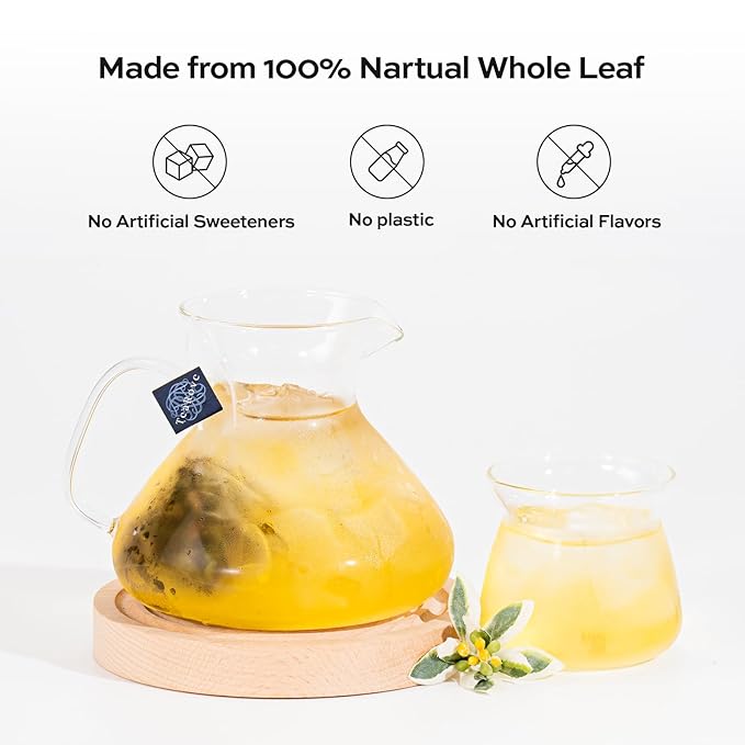 TeaRove Assorted Tea Gift Box - Toile de Jouy Bird Collection, Chinese Whole-Leaf Tea Smapler Variety Pack, Black, Oolong, Jasmine Green & Herbal Teas, Hot or Iced, Self Care Gifts for Teas Lovers