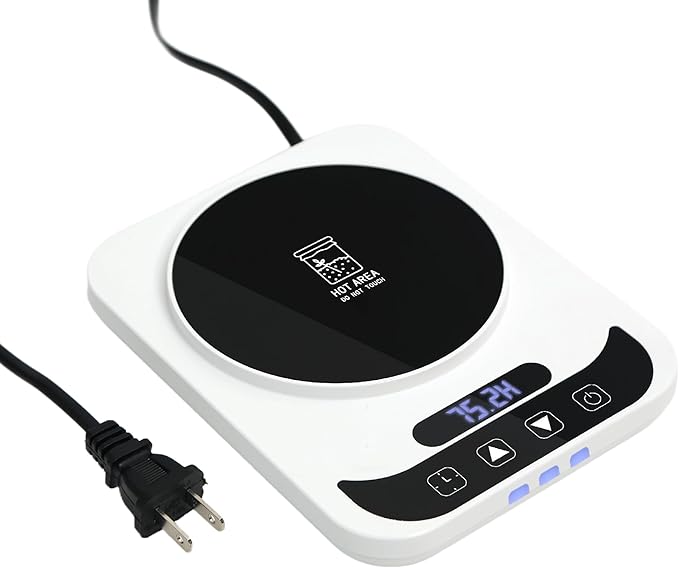 Upgraded Sourdough Starter Warmer, Precise 1°F Thermostat Control (70-100°F) Sourdough Warming Mat, Auto Warming On/Off, 12-Hour Timer Sourdough Warmer with USB Plug
