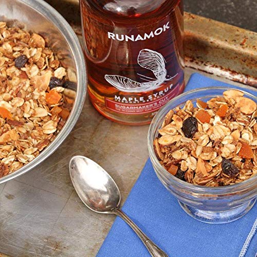 Runamok Maple Syrup Organic Sugarmaker's Cut - Grade A Vermont Maple Syrup, Amber Color, Rich Taste | Pure Maple Syrup & 100% Natural | Classic Breakfast & Pancake Syrup | 25.36 Fl Oz (750mL)