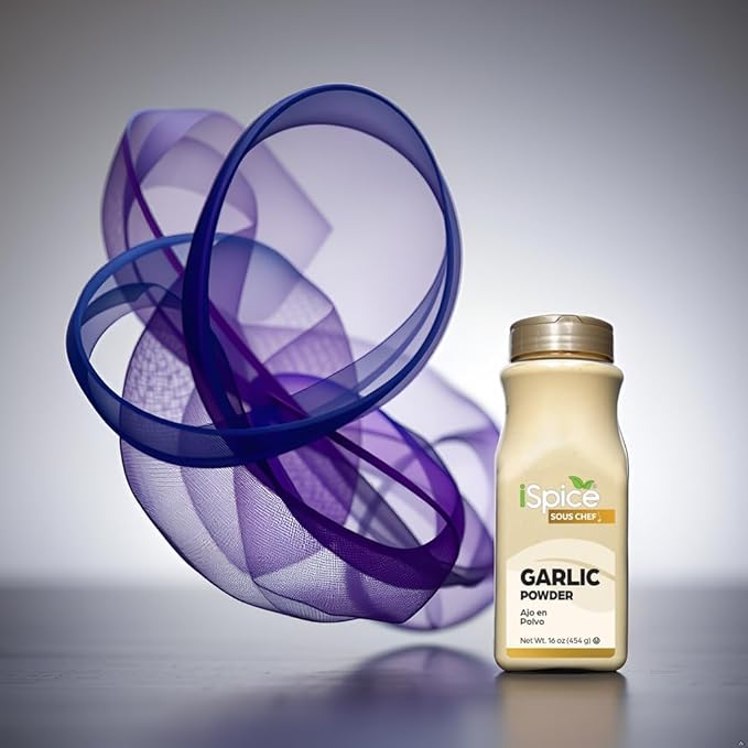 iSpice | Garlic Powder | 16 oz | Bulk Size | Kosher | Rich Aroma (Garlic Powder)