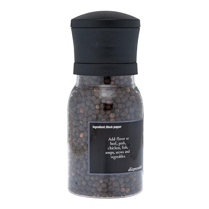 Olde Thompson Black Pepper Grinder, 4.9 Ounce