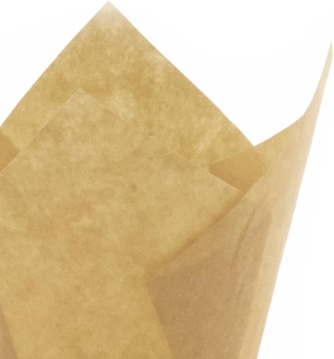 Gold Tulip Baking Cups, Mini Size, Pack of 250