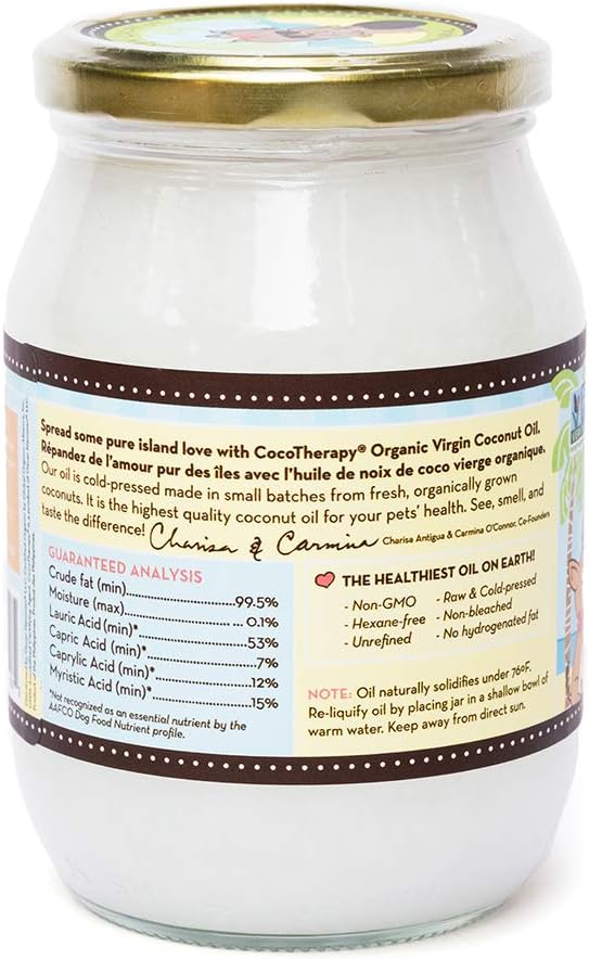 Cocotherapy Organic Virgin Coconut Oil for Pets, 16 Oz