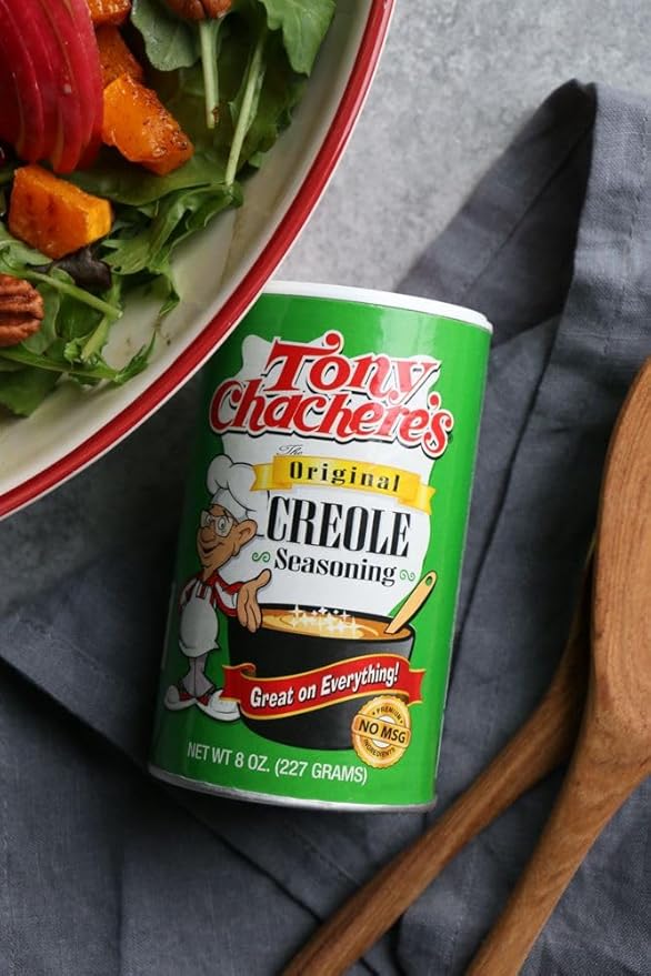 Tony Chachere's Creole and Cajun Seasoning Canisters (2 Pack + Packet) (2 Pack, Original)