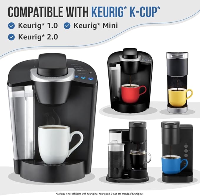 Keurig Compatible Cleaning Pods. 24 Rinse Pods Cleaner Kit. Eco Friendly, Removes Stale Coffee Residue & Stains. Keurig 1.0 & 2.0 Coffee Makers.