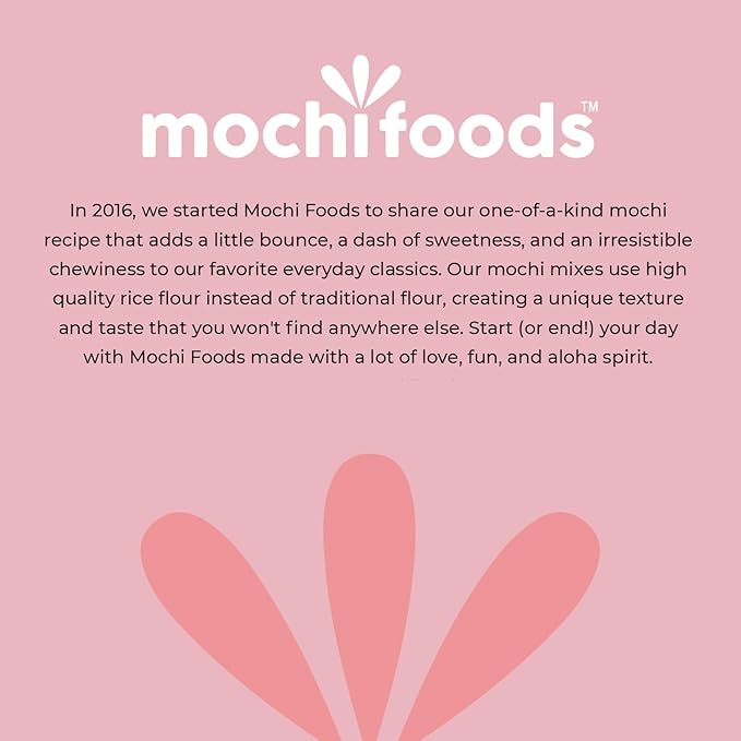 Mochi Brownie Mix | Double Chocolate Delight Brownies with Premium Rice Flour | 8 Oz.