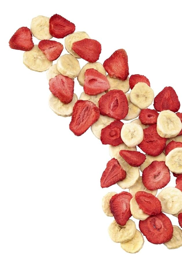 Crunchies Freeze-Dried Fruits, 100% All Natural Crispy Fruit, Non GMO and Kosher, Resealable Freeze Dried Fruit Snack Packs, Pack of 6 (Strawberry Banana)