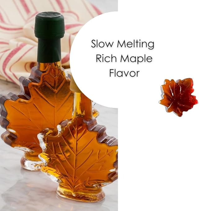 Real Maple Syrup Leaf Drop Candy -Maple Drop Hard Candy- 5oz Bag Maple Syrup Candies - Maple Sugar Candy- Maple Syrup Candy- Maple Leaf Candy -Maple Hard Candy- Maple Candy From Vermont - Pure Maple Flavor Candy
