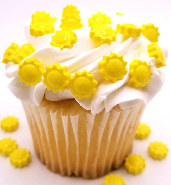 NCS Yellow Sunshine Edible Candy Sprinkles, 8 ounces - Great for Cupcakes, Cookies, Cakes, Cakes Pops, Donuts