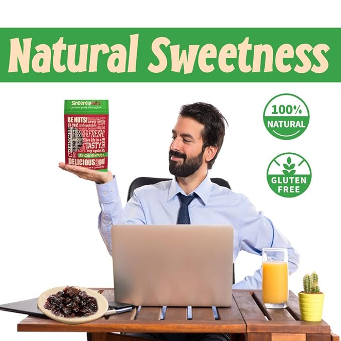 Sincerely Nuts Dried Tart Cherries (5 LB) - Vegan, Kosher, and Gluten-Free Food- Rich in Minerals and Vitamins - Powerful Antioxidants-Make Your Own Trail Mix - Add to Baked Goods, Salads, and More