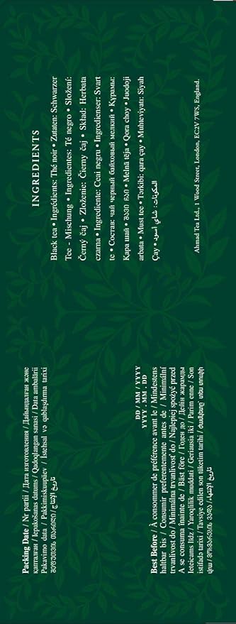 Ahmad Tea Ceylon tagged teabags, no envelopes, 100 count (Pack of 1)
