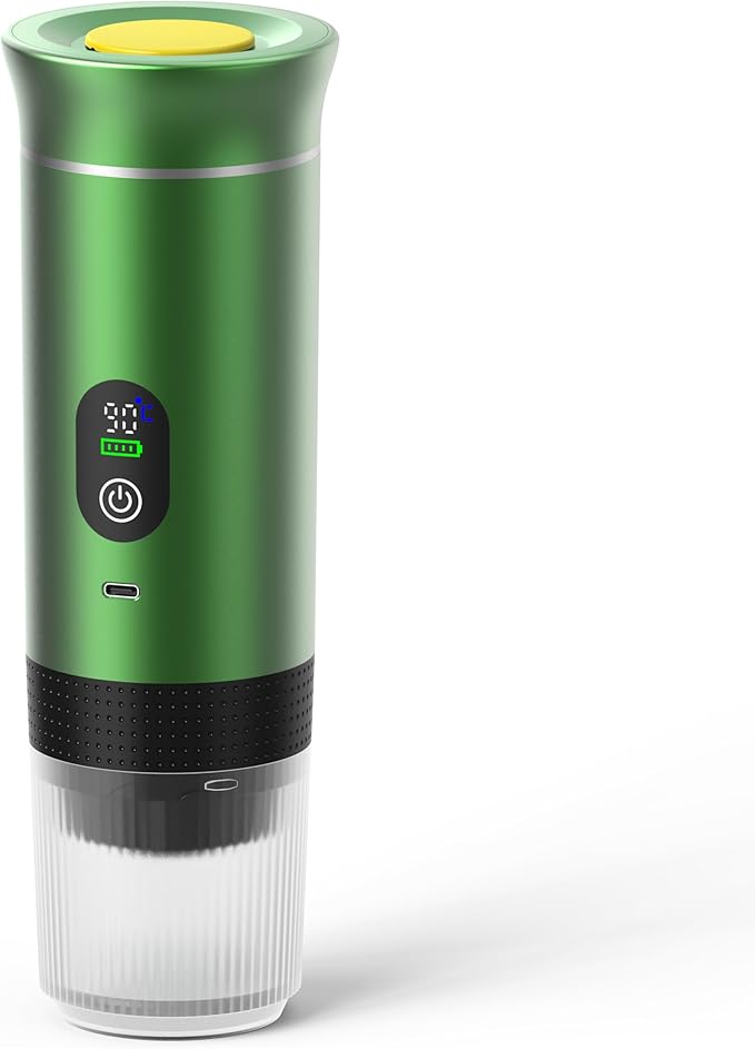 Automatic Espresso Maker ??Dual Hot & Cold Brew ??20 BAR Pressure ??Compact Portable Coffee Machine with Rapid Heating ??Built-In Transparent Cup ??Travel-Friendly Design