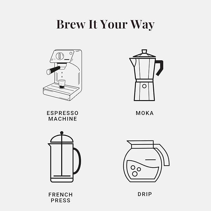Caffì±?Vergnano Italian Finely Ground Decaf Coffee ??100% Arabica for Moka, Intensity Level 6 ??Rich, Full Flavor Without Caffeine, Notes of Dried Fruit, Cocoa & Caramel - 8.82 oz Tin