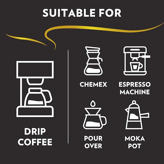 Lavazza medium_roast, Ground Coffee - Caffe Espresso - 8 oz - 2 pk