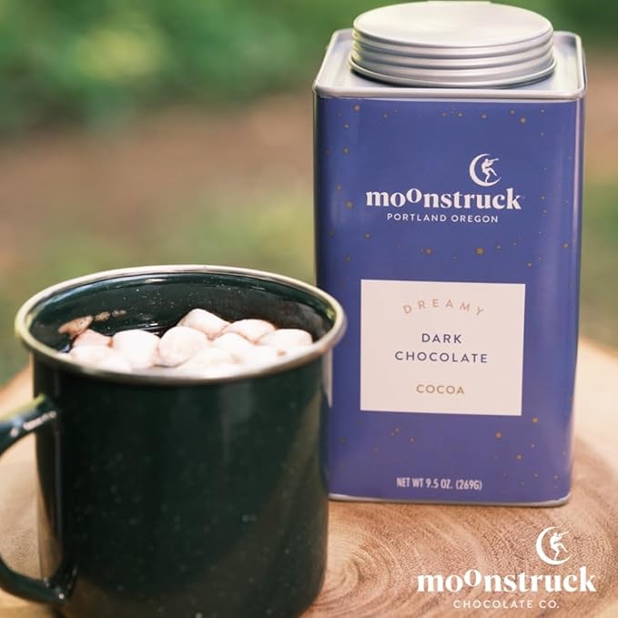 Moonstruck Chocolate Dreamy Dark Chocolate Hot Cocoa Mix, 9.5oz (Pack of 1)