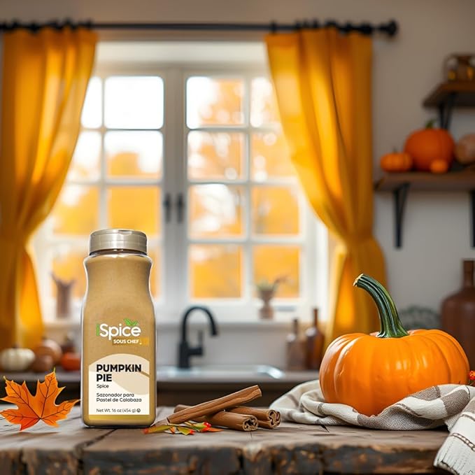 iSpice | Pumpkin Pie Seasoning | 16 oz | Bulk Size | Mixed Spices & Seasonings | Kosher