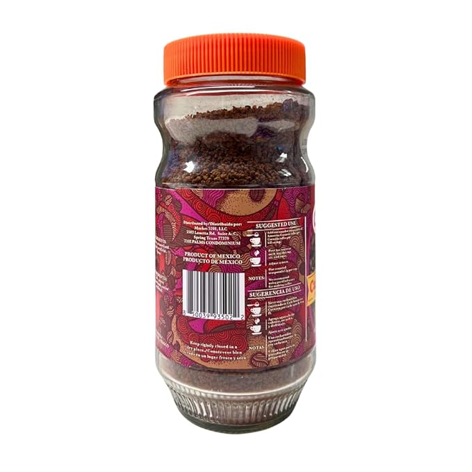 Amorcito Corazón - Traditional Mexican Instant Coffee - 6 oz (170 g) - Café de Olla with a Sweet Touch of Cinnamon and Piloncillo