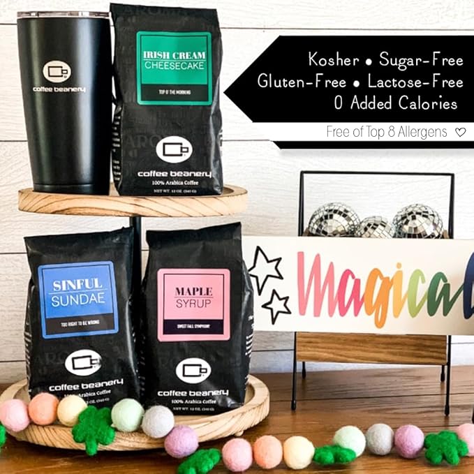 Vanilla Macadamia Nut Coffee Pods by Coffee Beanery | 12ct Medium Roast Arbica Coffee