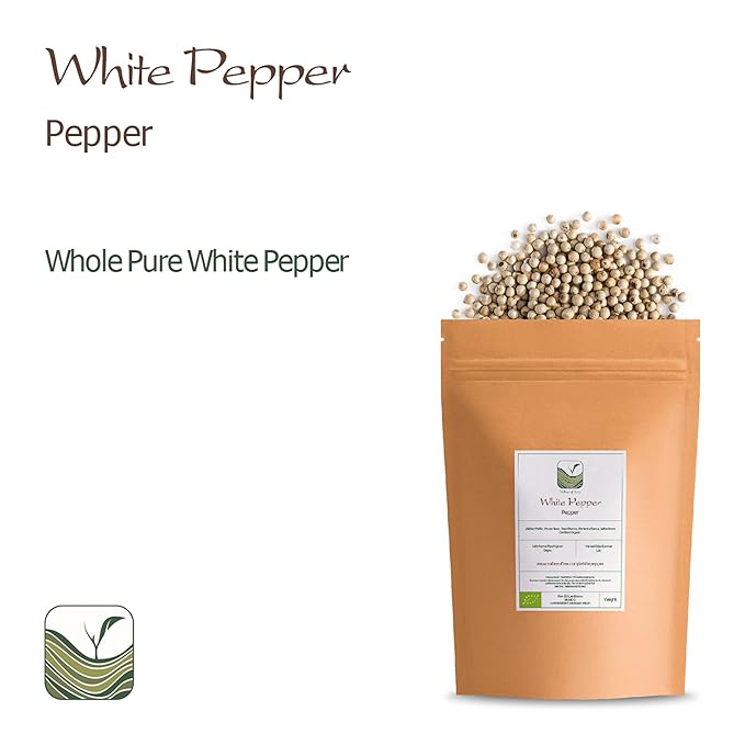 White Peppercorns Whole Pepper - White Peppercorn Spice - White Peppercorns For Grinder Whole White Pepper Peppercorns White Peppercorn Whole White Peppercorns Grinder Whole Spice Pepper White