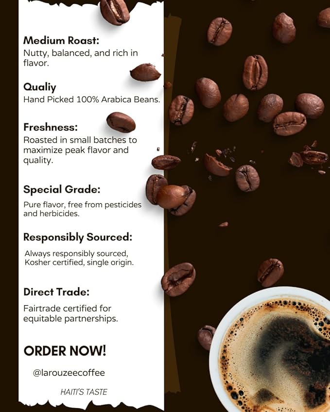 Larouze Dark Roast Ground Coffee