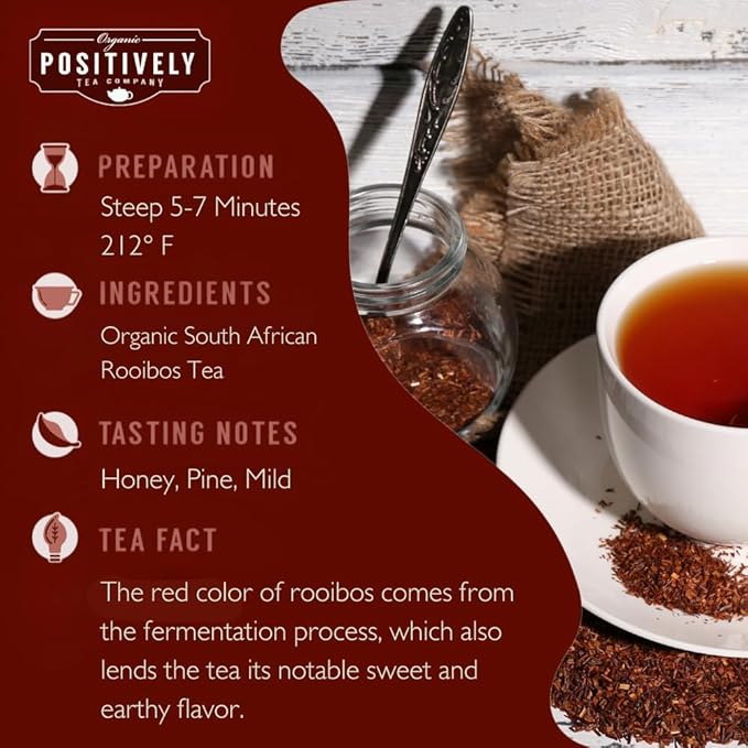 Organic Positively Tea Company, Tea Variety Sampler, Loose Leaf, 4 Ounce, 3 Pack