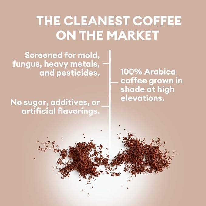 Cusa Tea & Coffee, Mocha Cold Brew. Premium Instant Coffee, Rainforest Alliance Certified Arabica Beans. Drink Mix Packets Ready in Seconds, Makes Hot or Iced Coffee (30 Servings)