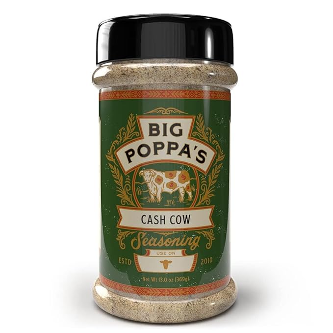 Big Poppa’s Beef Sampler Set – Steakhouse Blend, Savory Garlic Pepper, Rich Umami Beef, Sweet & Smoky BBQ, & Championship Brisket Rub – 5-Pack Seasoning Sampler for Steaks, Burgers & More Meat Recipes