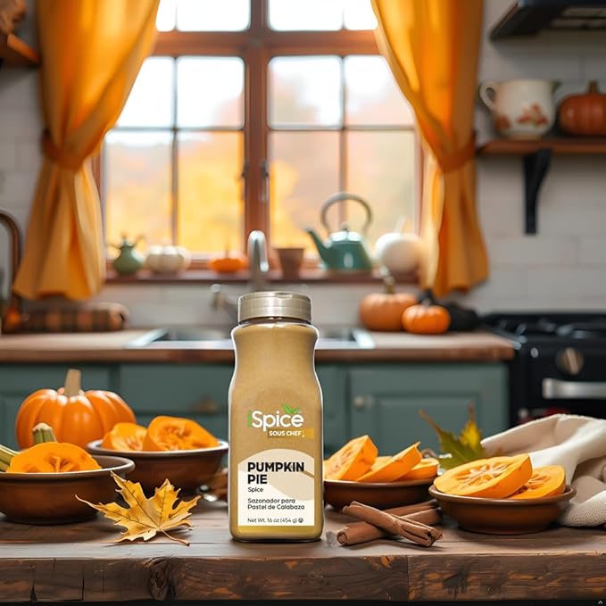 iSpice | Pumpkin Pie Seasoning | 16 oz | Bulk Size | Mixed Spices & Seasonings | Kosher