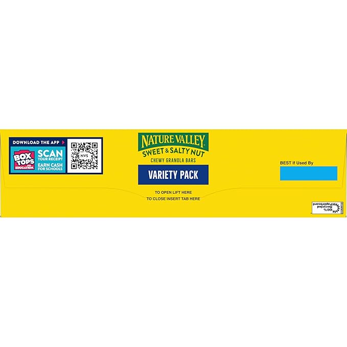 Nature Valley Sweet and Salty Nut Granola Bars, Variety Pack, 15 Bars, 18 oz
