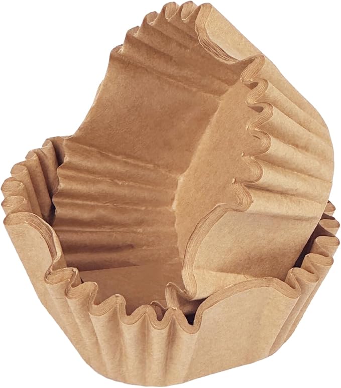 qiqee 500pcs Natural Square Cupcake Liners Muffin Linner No Smell, Food Grade Brown Baking Cups竊늆tandard Sizeç«?,<div>