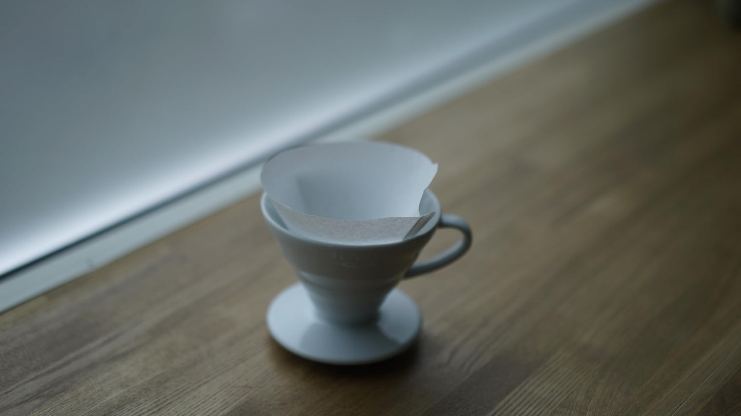 Hario V60 Coffee Pour Over Kit Bundle Set - Comes with Ceramic Dripper, Range Server Glass Pot