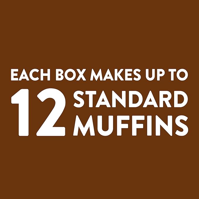 Krusteaz Chocolate Chunk Muffin Mix, With Real Chocolate, No Artificial Flavors or Preservatives, 18.25-ounce Boxes (Pack of 12)