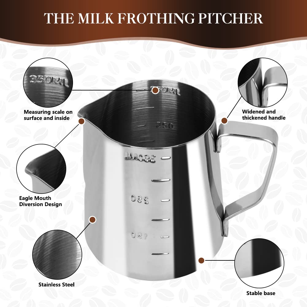 Y-Step 23 PCS Coffee Tamper Set, Espresso Accessories Kit Barista Kit, with Espresso Tamper 51mm