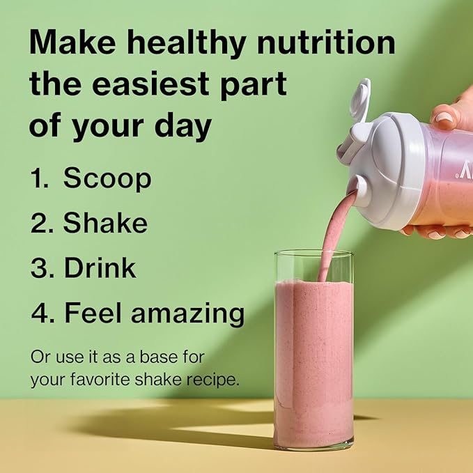 Shakeology Vegan Protein Powder - Gluten Free, Superfood Protein Shake - Helps Support Healthy Weight Loss, Lean Muscle Support, Manage Effects of Stress, Tropical Strawberry - 30 Serving Bag