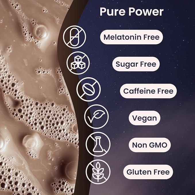 Prosper Magnesium Hot Cocoa - Melatonin & Sugar Free Cocoa - Sleep Aid with Adaptogens - 14 Superfoods, Non Dairy, Keto & vegan Hot Cocoa - Caffeine Free Hot Chocolate- 30 Servings
