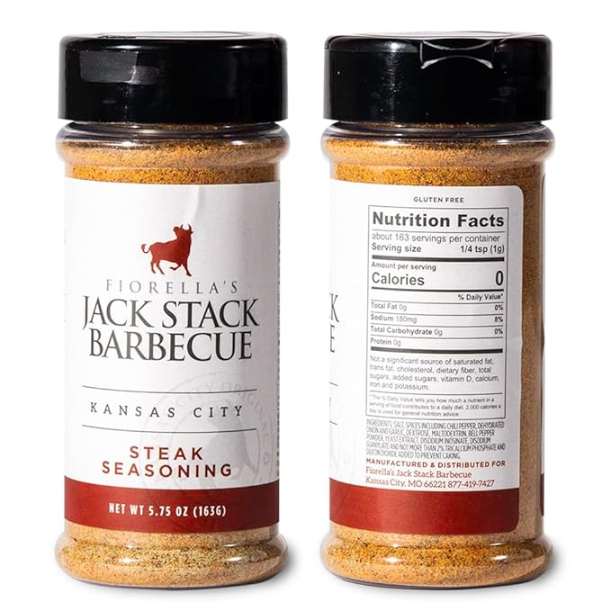 Jack Stack Barbecue Dry Rub Seasoning Variety Pack - All Purpose, Steak, Poultry & Meat Seasonings - Kansas City Spice 3 Pack - for Chicken, Steak, Ribs, Vegetables, Seafood, and More (7oz Each)