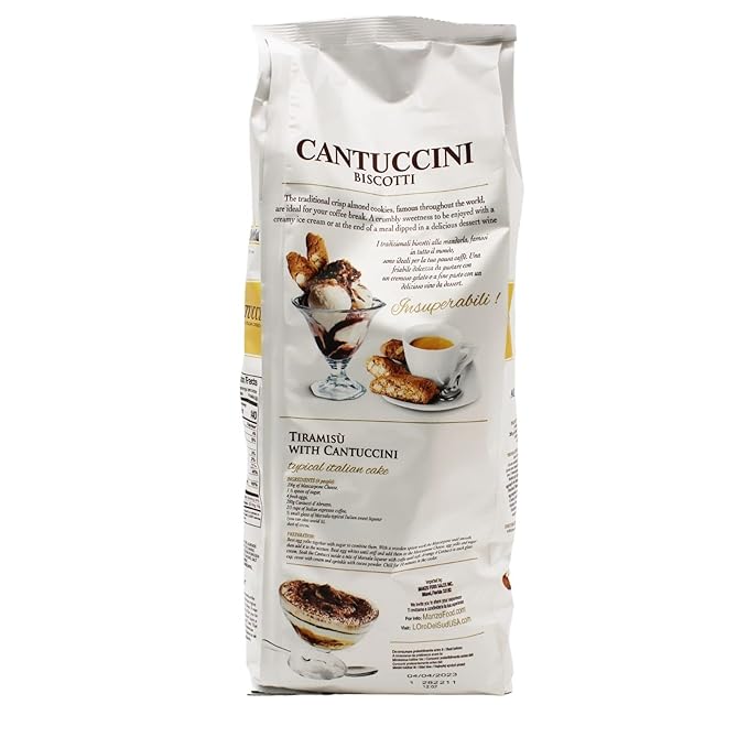 L'Oro del Sud, Traditional Almond Biscotti, Cantuccini d'Abruzzo, 800 G, 7 oz,