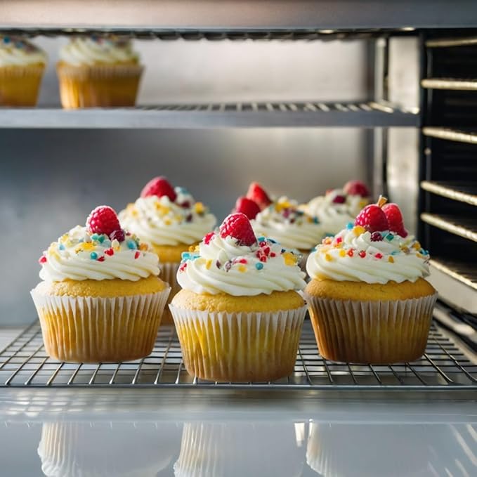 200pcs White Natural Standard Cupcake Liners for Baking Cup, No Smell, Grease-proof Muffin Liners, Standard Size Cupcake Cups for Party, Wedding, Birthday