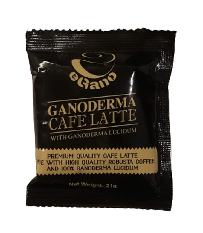 3 Boxes eGano Premium Ganoderma Cafe Latte Instant Coffee With Ganoderma Lucidum Extract (21g x 20 Sachets Box), (EGBC)
