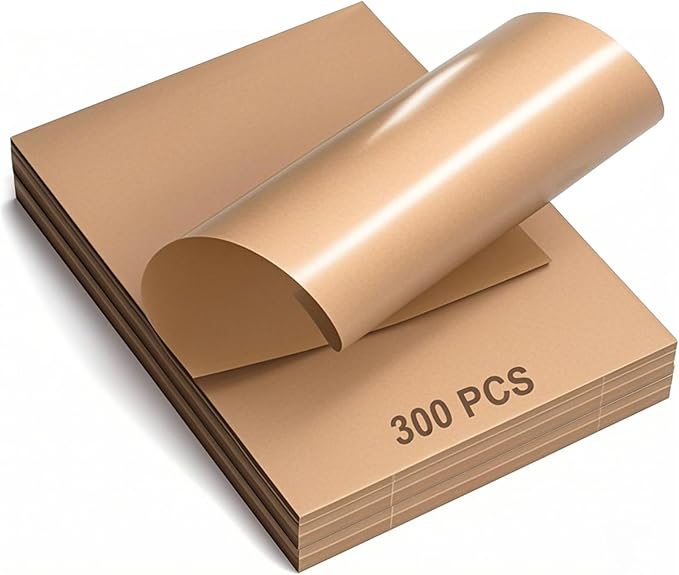 Parchment Paper for Baking 300PCS 12 x 16Inches, Non-Stick Precut Baking Parchment,Parchment Paper for Air Fryer Baking Grilling Steaming Bread Cup Cake Cookie, Unbleached Parchments sheets