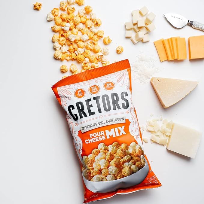 G.H. Cretors Cretors Four Cheese Mix, 5 Oz Bags (Pack Of 12)