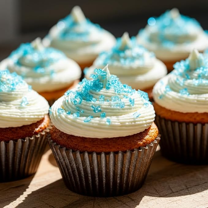 Bakerpan Sugar Sprinkles for Baking - 7 Ounce Royal Blue Decorating Sugar Crystals for Cookies, Cake Pops, Ice Cream (Made in USA)