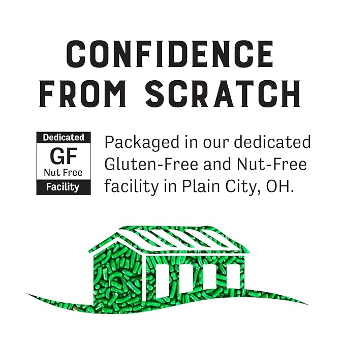 Judee's Green Sprinkles for Cupcakes 2 lb - Gluten-Free and Nut-Free - Brighten Up Your Baked Goods - For Cookie and Cake Decoration - Use for Baking, on Dessert and as Ice Cream Toppings