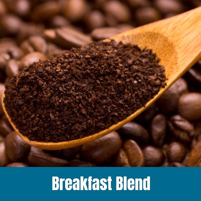 Door County Coffee Breakfast Blend Ground Coffee - Medium Roast - 100% Specialty Arabica - 10 oz Bag