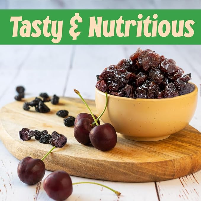 Sincerely Nuts Dried Tart Cherries (3 LB) - Vegan, Kosher, and Gluten-Free Food- Rich in Minerals and Vitamins - Powerful Antioxidants-Make Your Own Trail Mix - Add to Baked Goods, Salads, and More