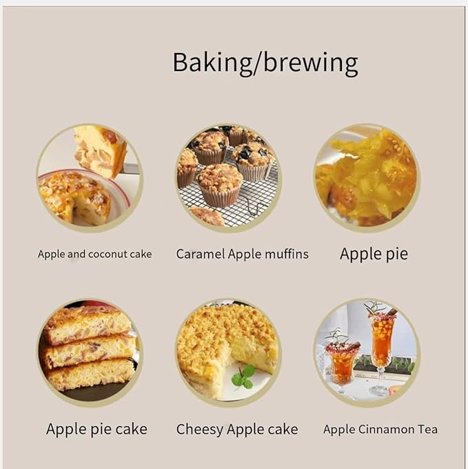 Dried Apple 250g Apple Diced Apple Granules no Sugar Added Sweet and Sour Taste, Fruit Tea Baking Decoration Materials