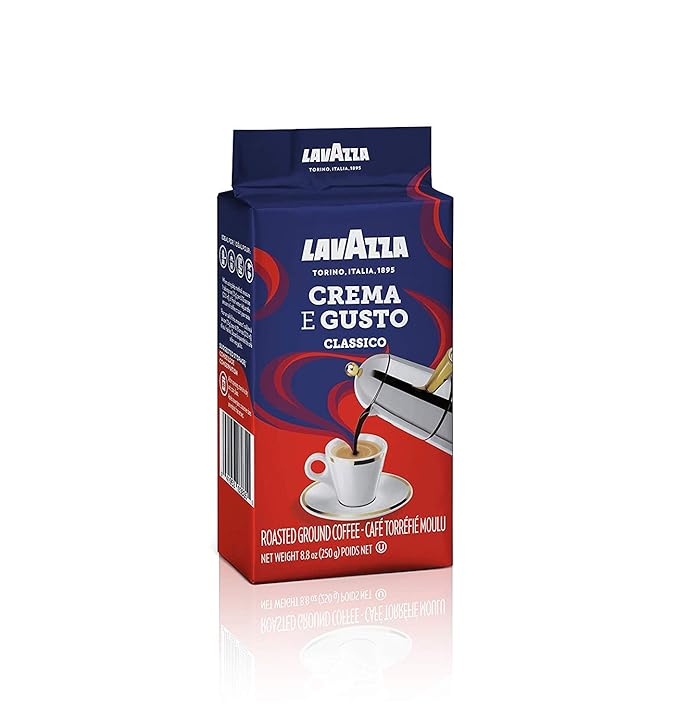 Lavazza Crema E Gusto Ground Coffee (250g) - Pack of 2